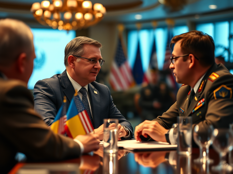 Cooperación Militar: Ucrania y EE. UU. en el Punto Focal