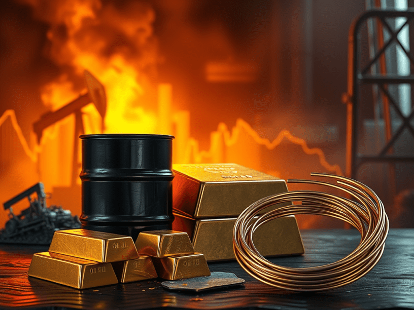 Perspectivas de Materias Primas: Petróleo, Oro y Cobre